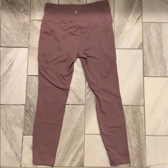 Dark lilac athletic leggings - Picture 5 of 5